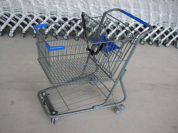 Chiny Rozkładanie pełnego wózka sklepowego, wózek koszykowy w supermarkecie Wiele funkcji dostawca