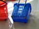 Niebieski czerwony kolor Koszyk na zakupy spożywcze Długi uchwyt Duża pojemność dostawca